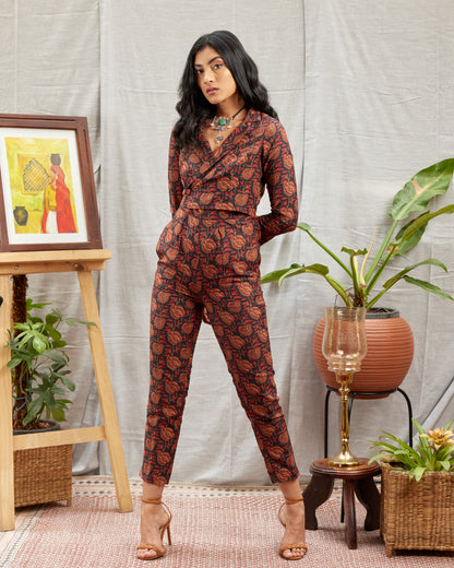 Mitti Fitted Printed Jumpsuit